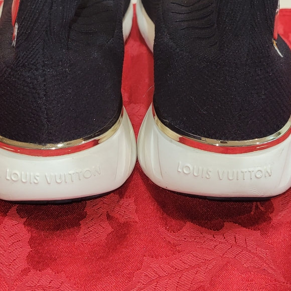 LOUIS VUITTON AFTERGAME SOCK SNEAKERS PATCH FABRIC 39 IN GREAT CONDITION! - Picture 14 of 16